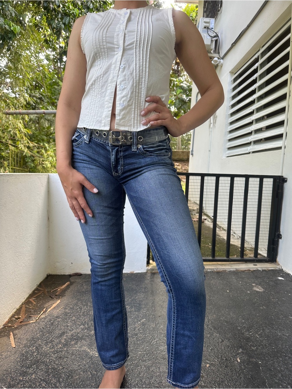 Y2K Vintage Express Contrast Stitch Jeans